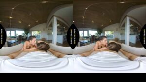 Brazzers - A yoga workout soon turns into a hot threesome for roommates Aubrey Valentine and LaSirena69