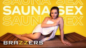 Brazzers - Sultry Kimber Woods turns up the heat in the sauna for a wet and wild anal ride