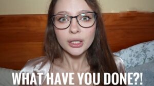 "Did you cum in my pussy?" Creampie after rubbing my stepmom's pussy.