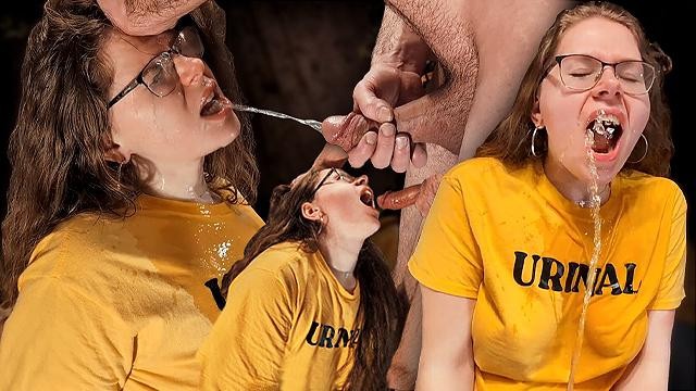 Dirty girlfriend asked me to pee in her mouth... she wasn't ready