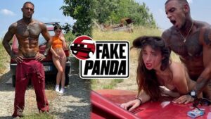 Fake Panda_Aida Paradiso got mad at me after a fight with her boyfriend