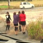 Japanese Group Gathered In The Bus