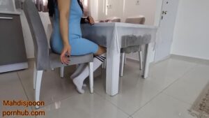 Khafen's new Iranian sex (Persian conversation) with Z..N.A.M..and Hashrim on the dining table 😋😁