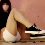 Shemale Giantess Amanda Crushes Metal Cars In Sneakers And White Shorts - 1 (Crush Fetish)