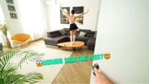 Step brother fucked me very hard when I turned on loud music in the morning