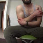 Muscular Man Cum On His Chest